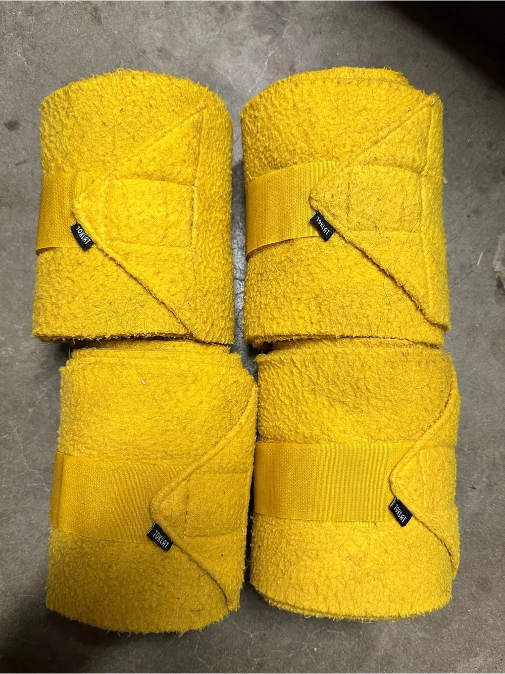 Yellow Horse Polo Wraps